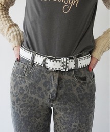 Port | 【 Port / ポート 】 ダブル スタッズ バックル ベルト(ベルト)