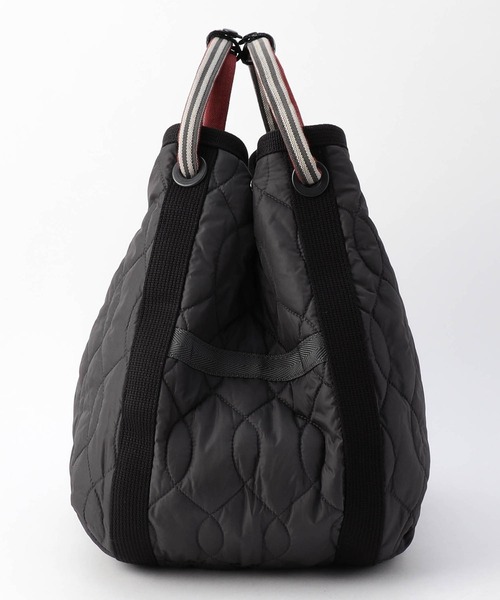 N.I.B（エヌアイビー）の「【N.I.B.】日本製キルトラウンドトート（トートバッグ・レディース・ネイビー/ベージュ/チャコールグレー・FREE）」の15枚目の写真