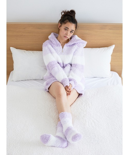 ラベンダー　セットアップ　ジェラピケ パジャマ ルームウェア パープル/紫色系｜ルームウェア・パジャマ通販のgelatopique