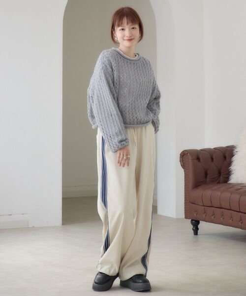 RETRO GIRL(レトロガール)の「カルゼラインパンツ(その他パンツ・レディース・ブラック/ナチュラル/ブラウン・FREE)」の5枚目の写真