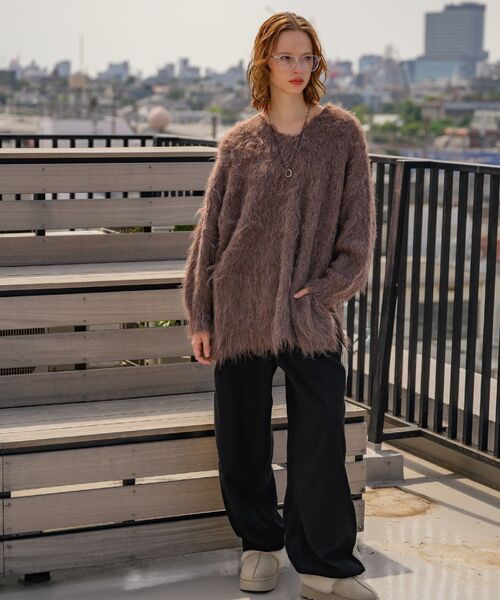 RETRO GIRL(レトロガール)の「カルゼラインパンツ(その他パンツ・レディース・ブラック/ナチュラル/ブラウン・FREE)」の16枚目の写真