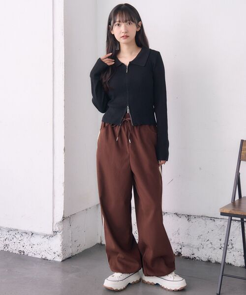 RETRO GIRL(レトロガール)の「カルゼラインパンツ(その他パンツ・レディース・ブラック/ナチュラル/ブラウン・FREE)」の8枚目の写真