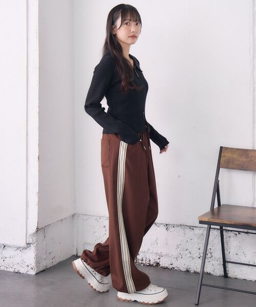 RETRO GIRL(レトロガール)の「カルゼラインパンツ(その他パンツ・レディース・ブラック/ナチュラル/ブラウン・FREE)」の9枚目の写真