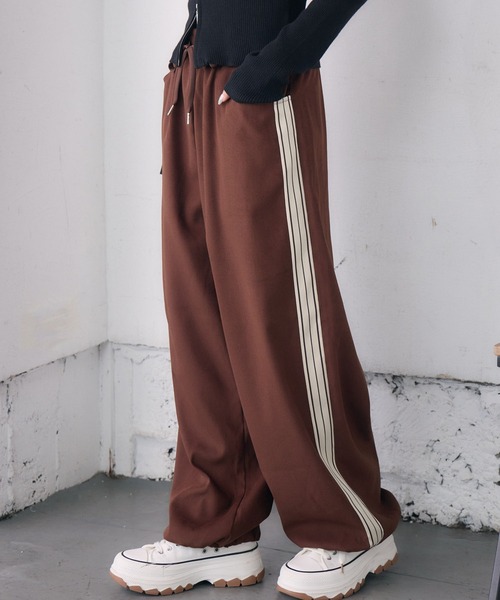 RETRO GIRL(レトロガール)の「カルゼラインパンツ(その他パンツ・レディース・ブラック/ナチュラル/ブラウン・FREE)」の2枚目の写真