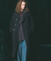 《UNISEX》【Italian Dead Stock Fabric】Prime-Over Stand Collar Coat/プライムオーバースタンドカラーコート【MAISON SPECIAL/メゾンスペシャル】