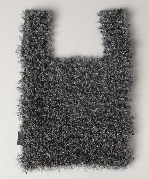 JEANASIS（ジーナシス）の「ラメニットトートBAG/240913（トートバッグ・レディース・ホワイト系その他/グレー系その他・FREE）」の3枚目の写真