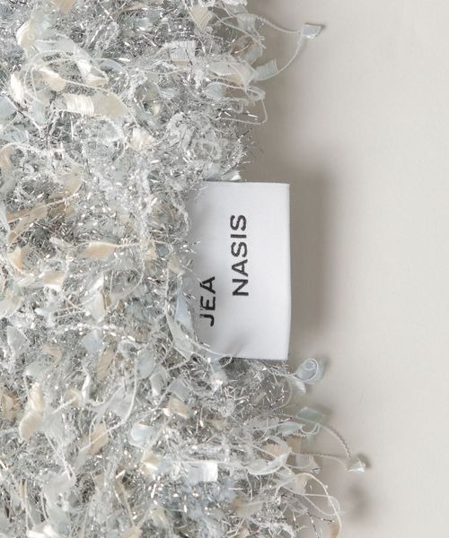 JEANASIS（ジーナシス）の「ラメニットトートBAG/240913（トートバッグ・レディース・ホワイト系その他/グレー系その他・FREE）」の9枚目の写真