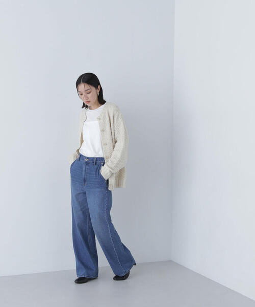 NATURAL BEAUTY BASIC（ナチュラルビューティーベーシック）の「◇ツイーディーボクシーカーディガン（カーディガン/ボレロ・レディース・ホワイト系その他/ブルー系その他/グレー系その他・FREE）」の13枚目の写真