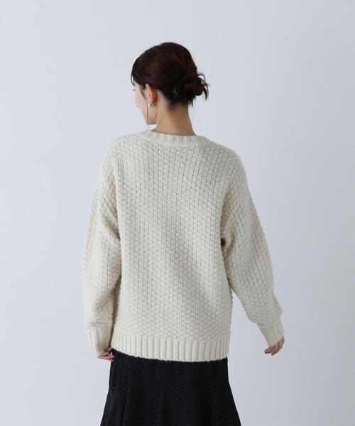 NATURAL BEAUTY BASIC（ナチュラルビューティーベーシック）の「◇ツイーディーボクシーカーディガン（カーディガン/ボレロ・レディース・ホワイト系その他/ブルー系その他/グレー系その他・FREE）」の20枚目の写真