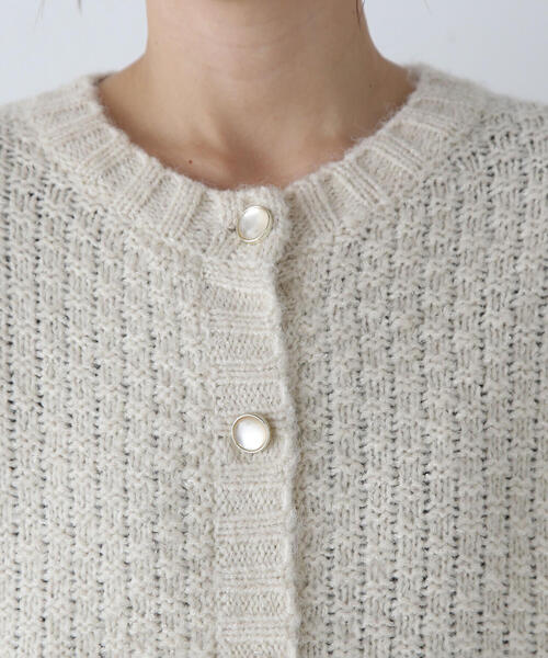 NATURAL BEAUTY BASIC（ナチュラルビューティーベーシック）の「◇ツイーディーボクシーカーディガン（カーディガン/ボレロ・レディース・ホワイト系その他/ブルー系その他/グレー系その他・FREE）」の21枚目の写真