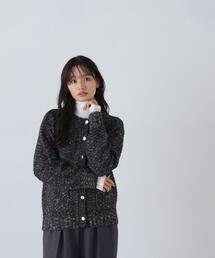 ◇ツイーディーボクシーカーディガン