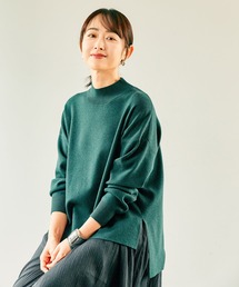 Elura | 濃密なめらかモックネックプルオーバー/134016(ニット/セーター)