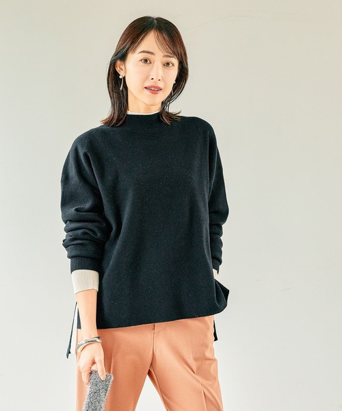 Elura（エルーラ）の「濃密なめらかモックネックプルオーバー