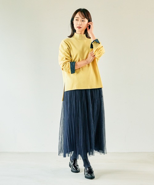 Elura（エルーラ）の「濃密なめらかモックネックプルオーバー