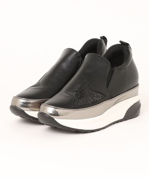 セール】【MUUM】ムーム 厚底インヒールスリッポンスニーカー 150