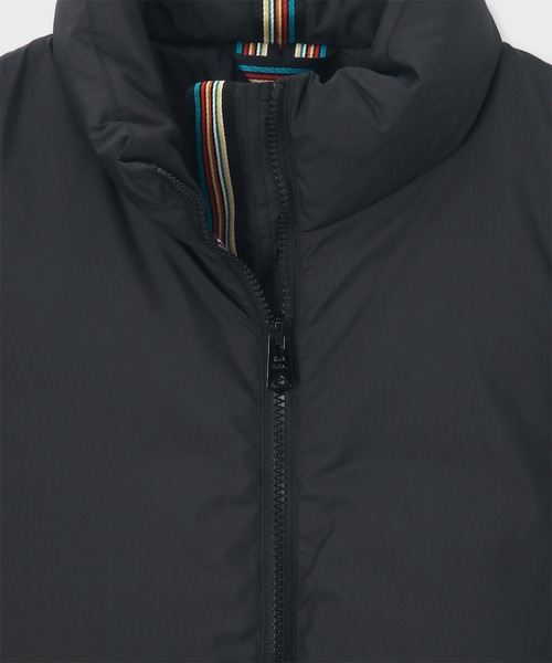Paul Smith(ポールスミス)の「ウィメンズ シグネチャーストライプ ダウンコート / 245050 273C(ダウンジャケット/コート・レディース・ベージュ/ブラック・40/38)」の4枚目の写真