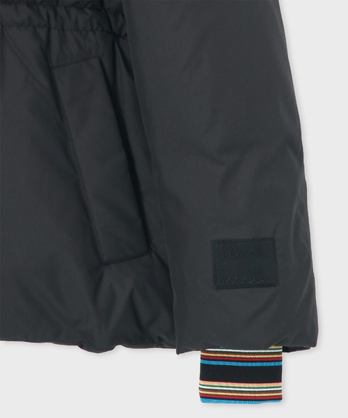 Paul Smith(ポールスミス)の「ウィメンズ シグネチャーストライプ ダウンコート / 245050 273C(ダウンジャケット/コート・レディース・ベージュ/ブラック・40/38)」の5枚目の写真