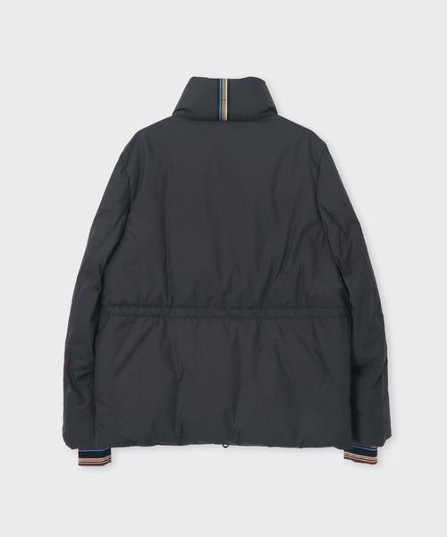 Paul Smith(ポールスミス)の「ウィメンズ シグネチャーストライプ ダウンコート / 245050 273C(ダウンジャケット/コート・レディース・ベージュ/ブラック・40/38)」の7枚目の写真