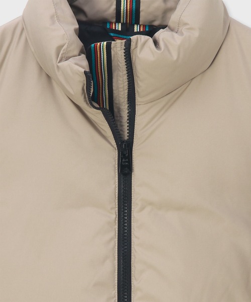 Paul Smith(ポールスミス)の「ウィメンズ シグネチャーストライプ ダウンコート / 245050 273C(ダウンジャケット/コート・レディース・ベージュ/ブラック・40/38)」の13枚目の写真