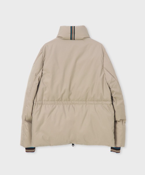 Paul Smith(ポールスミス)の「ウィメンズ シグネチャーストライプ ダウンコート / 245050 273C(ダウンジャケット/コート・レディース・ベージュ/ブラック・40/38)」の16枚目の写真
