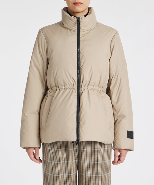 Paul Smith(ポールスミス)の「ウィメンズ シグネチャーストライプ ダウンコート / 245050 273C(ダウンジャケット/コート・レディース・ベージュ/ブラック・40/38)」の18枚目の写真