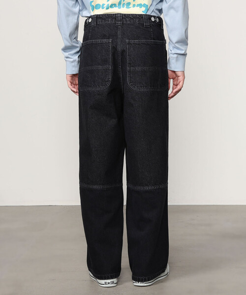 SEDAN ALL-PURPOSE（セダンオールパーパス）の「SEDAN ALL-PURPOSE | 2トーン ワイドデニム MEN（デニムパンツ・メンズ・ブラック・M/L）」の11枚目の写真