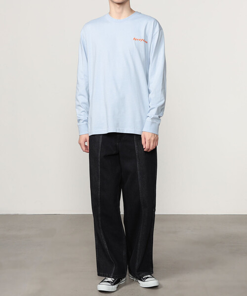 SEDAN ALL-PURPOSE（セダンオールパーパス）の「SEDAN ALL-PURPOSE | 2トーン ワイドデニム MEN（デニムパンツ・メンズ・ブラック・M/L）」の12枚目の写真