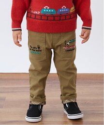 kladskap | 電車裾折り返しロング丈ストレートパンツ(チノパンツ)