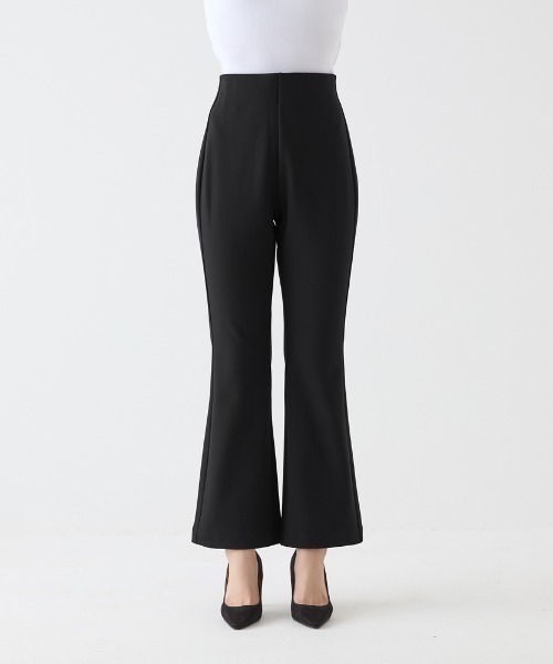 Tuche(トゥシェ)の「Tuche/トゥシェ スタイルアップ フレアパンツ 裏起毛(その他パンツ・レディース・ネイビー/ブラック・MEDIUM/LARGE)」の6枚目の写真
