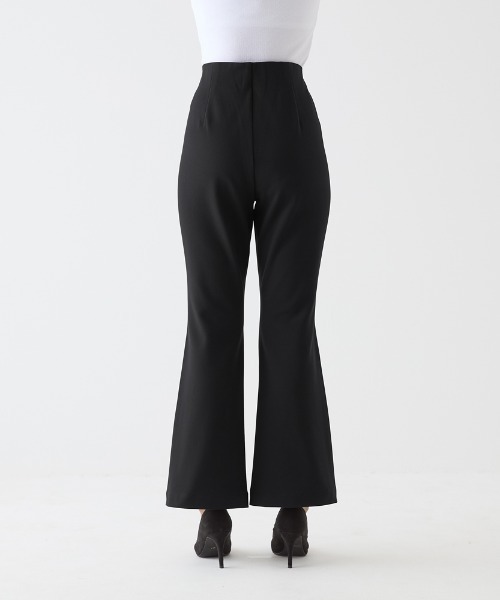 Tuche(トゥシェ)の「Tuche/トゥシェ スタイルアップ フレアパンツ 裏起毛(その他パンツ・レディース・ネイビー/ブラック・MEDIUM/LARGE)」の8枚目の写真