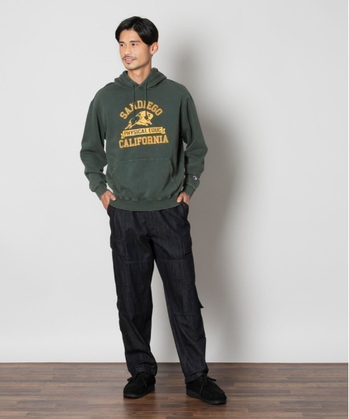 Alpha Industries（アルファインダストリーズ）の「ALPHA】デニム コンバット カーゴパンツ (ワイドシルエット / ミリタリー / ストリートスタイル)（カーゴパンツ・メンズ・ダークインディゴブルー・S/M/L/XL）」の10枚目の写真