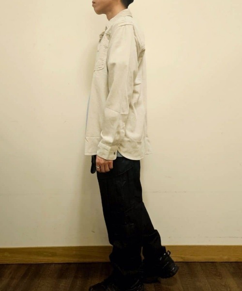 Alpha Industries（アルファインダストリーズ）の「ALPHA】デニム コンバット カーゴパンツ (ワイドシルエット / ミリタリー / ストリートスタイル)（カーゴパンツ・メンズ・ダークインディゴブルー・S/M/L/XL）」の18枚目の写真