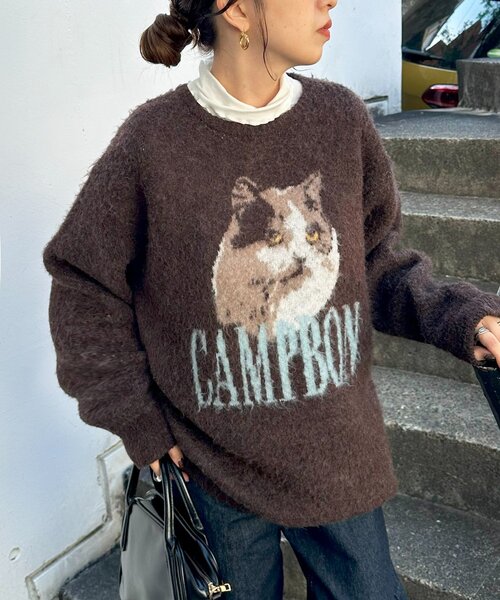 セール】【WEB限定】アソートアニマルジャガードニット《ユニセックス