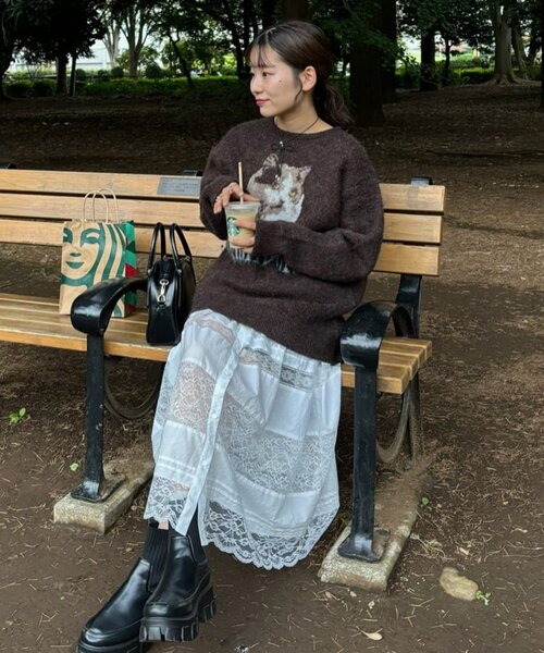 セール】【WEB限定】アソートアニマルジャガードニット《ユニセックス