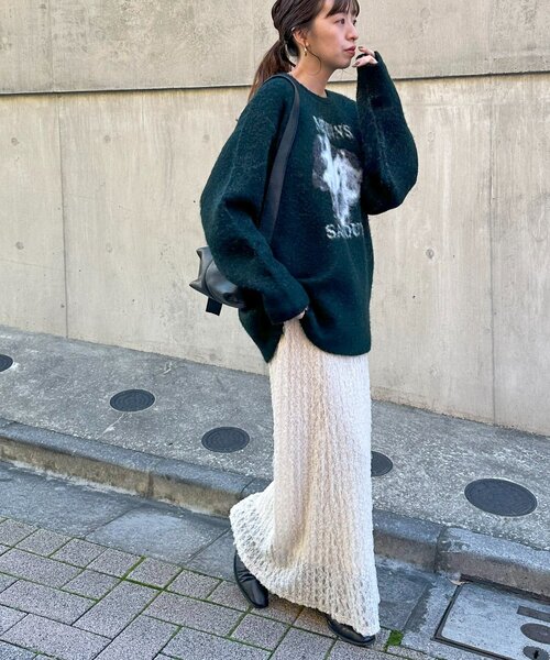 Argue Culture ニットセーターおしゃれカジュアルユニセックス FreeZone セーター ニット 「ユニセックス」 オーバーサイズ