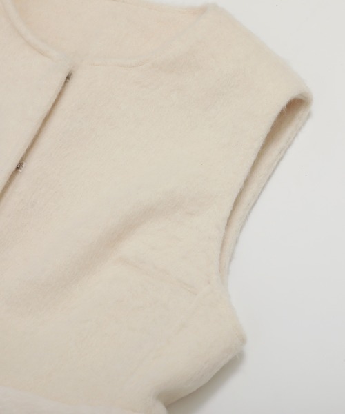 MERAKI（メラキ）の「ペプラムファーベスト（ベスト・レディース・ブラウン/アイボリー/ブラック・FREE）」の21枚目の写真