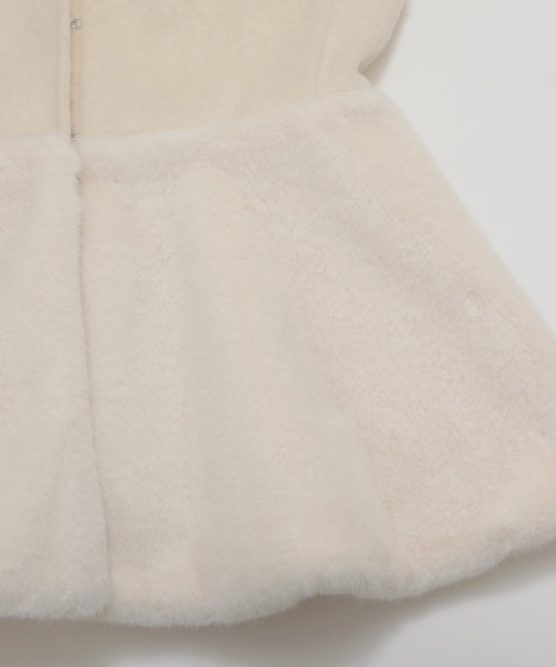 MERAKI（メラキ）の「ペプラムファーベスト（ベスト・レディース・ブラウン/アイボリー/ブラック・FREE）」の22枚目の写真