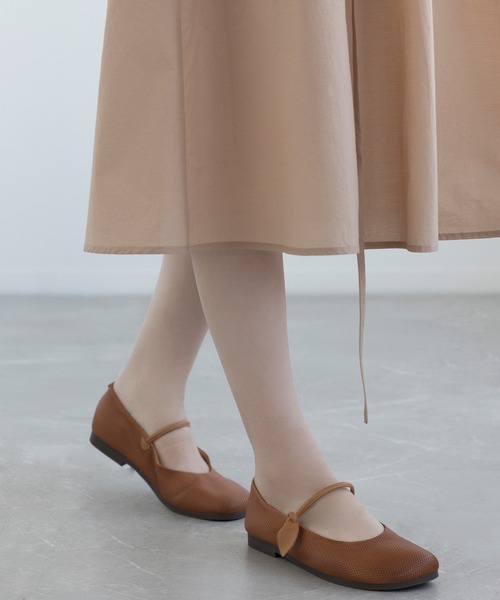 セール】【DECADE CLASSIC】紐デザイン フラットシューズ（パンプス
