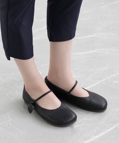 セール】【DECADE CLASSIC】紐デザイン フラットシューズ（パンプス