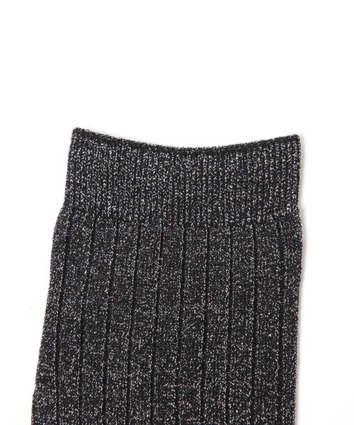 studio CLIP（スタディオクリップ）の「あったかラメソックス（ソックス/靴下・レディース・ベージュ/ブラウン/ブラック・FREE）」の4枚目の写真