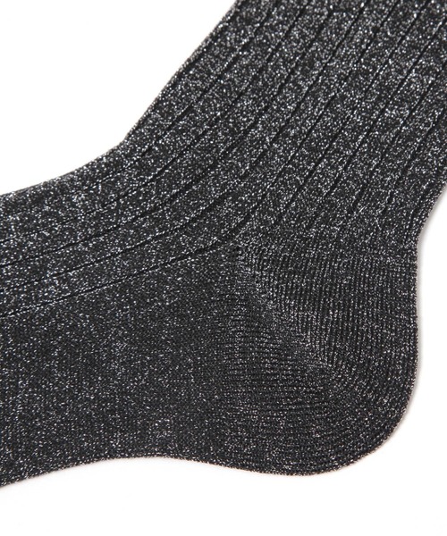 studio CLIP（スタディオクリップ）の「あったかラメソックス（ソックス/靴下・レディース・ベージュ/ブラウン/ブラック・FREE）」の5枚目の写真