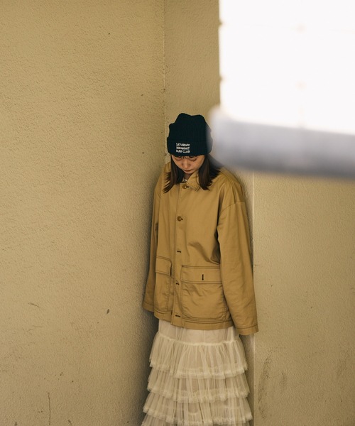 THE BAREFOOT(ベアフット)の「フロント 刺繍 英字ロゴ ビーニー(ニットキャップ/ビーニー・レディース・ブラック/グレー/ブルー/ベージュ/オリーブドラブ/バーガンディー・FREE)」の9枚目の写真