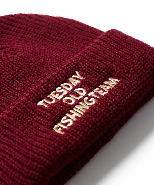 THE BAREFOOT(ベアフット)の「フロント 刺繍 英字ロゴ ビーニー(ニットキャップ/ビーニー・レディース・ブラック/グレー/ブルー/ベージュ/オリーブドラブ/バーガンディー・FREE)」の18枚目の写真