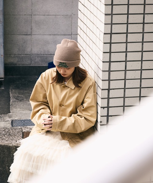 THE BAREFOOT(ベアフット)の「フロント 刺繍 英字ロゴ ビーニー(ニットキャップ/ビーニー・レディース・ブラック/グレー/ブルー/ベージュ/オリーブドラブ/バーガンディー・FREE)」の21枚目の写真