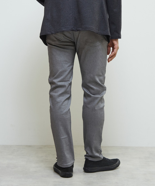 MEN'S MELROSE（メンズメルローズ）の「逆綾ハイパーストレッチ裏起毛スリムテーパード5ポケットパンツ（その他パンツ・メンズ・ライトグレー/ブラック/グレー・2/3/4/5）」の9枚目の写真