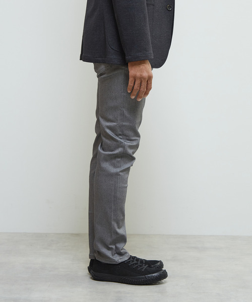 MEN'S MELROSE（メンズメルローズ）の「逆綾ハイパーストレッチ裏起毛スリムテーパード5ポケットパンツ（その他パンツ・メンズ・ライトグレー/ブラック/グレー・2/3/4/5）」の10枚目の写真