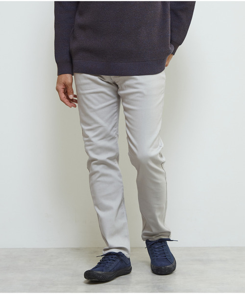 MEN'S MELROSE（メンズメルローズ）の「逆綾ハイパーストレッチ裏起毛スリムテーパード5ポケットパンツ（その他パンツ・メンズ・ライトグレー/ブラック/グレー・2/3/4/5）」の20枚目の写真