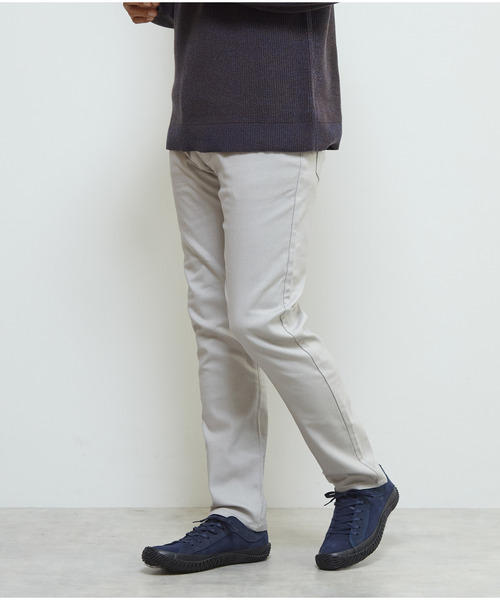 MEN'S MELROSE（メンズメルローズ）の「逆綾ハイパーストレッチ裏起毛スリムテーパード5ポケットパンツ（その他パンツ・メンズ・ライトグレー/ブラック/グレー・2/3/4/5）」の21枚目の写真