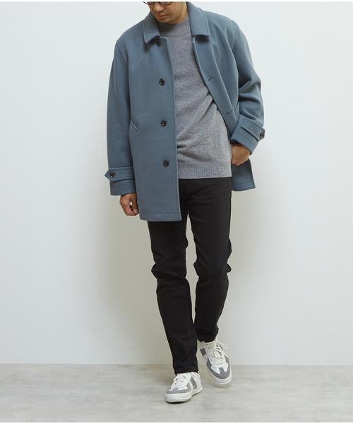 MEN'S MELROSE（メンズメルローズ）の「逆綾ハイパーストレッチ裏起毛スリムテーパード5ポケットパンツ（その他パンツ・メンズ・ライトグレー/ブラック/グレー・2/3/4/5）」の5枚目の写真