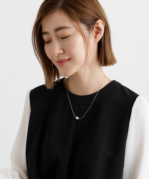grove（グローブ）の「淡水パールショートネックレス【入卒対応可】（ネックレス・レディース・ゴールド/シルバー・00）」の7枚目の写真